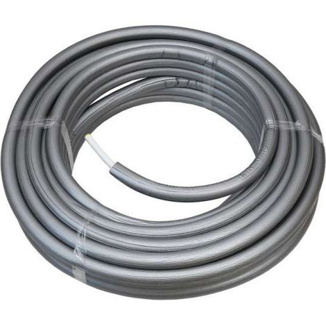 Alpex F50 Profi Mehrschichtverbundrohr Aluverbundrohr 9mm vorgedämmt im 50m Ring 20x2,0 83720204