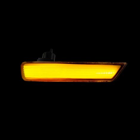 KIT LUCI SPECCHIETTO RETROVISORE ESTERNO CON INDICATORI DI DIREZIONE LED COMPATIBILE CON Ford Focus II  DA  BJ 02/2008-2010  , VETRO FUME