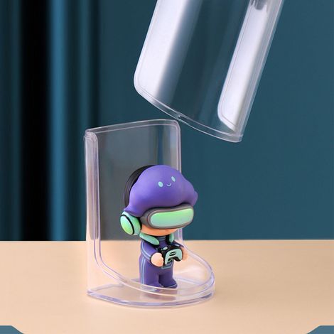 Boîte de rangement transparente et anti-poussière pour figurines LEGO® surprises, boîte de rangement en plastique pour figurines de bureau. (1/5)