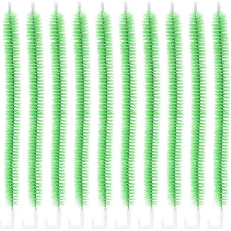 10 pièces Brosse de Nettoyage d'aquarium, 43 cm Fil d'acier Inoxydable Aquarium réservoir de Poissons étang Tube de Descente Tuyau nettoyant Brosse de Filtre muet (1/5)