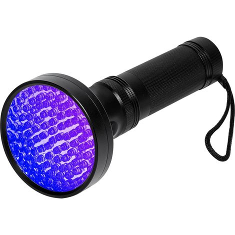 UV-Taschenlampe, 100 LED, 100 LED, 100 LED, 100 LED (1/5)