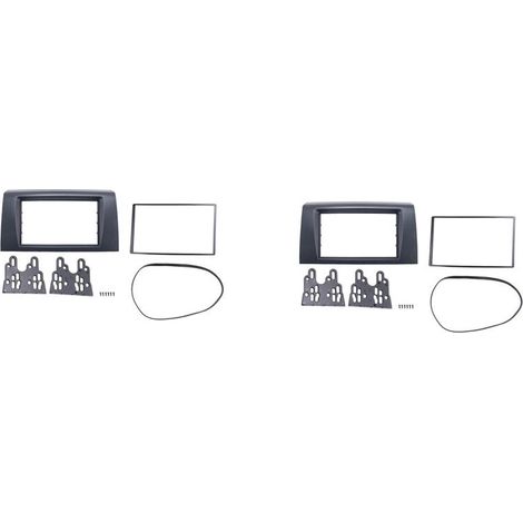2X per Swift 2005-2010 Pannello audio 2 Din Pannello di navigazione DVD Cornice Manicotto auto Radio stereo (1/2)