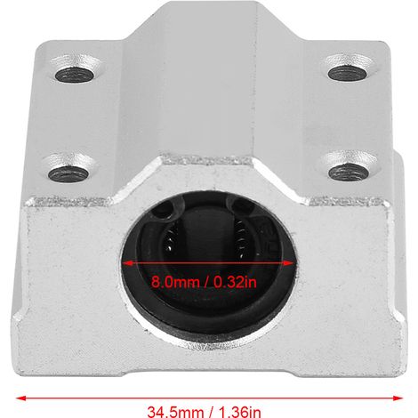 Satz mit 4 SCS8UU 8mm Linearkugellagern für 3D-Drucker (1/5)