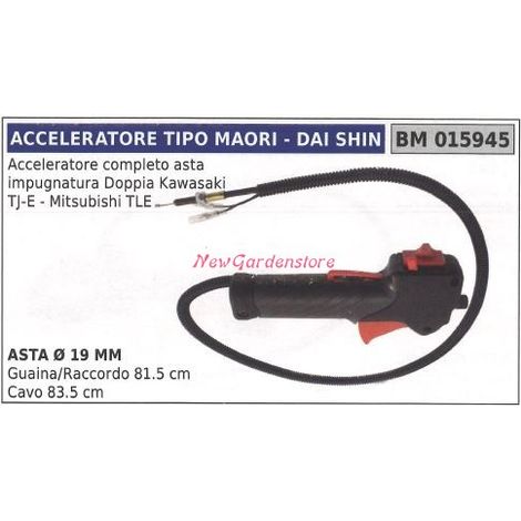 MAORI Freischneider Gasgriff kawasaki TJ-E mitsubishi TLE 015945