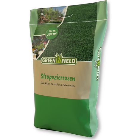 Greenfield Strapazierrasen 5 kg Rasensamen Sportrasen Grassamen Familienrasen