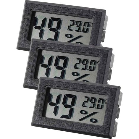 de thermomètres et hygromètres numériques intégrés, de mini thermomètres et hygromètres électroniques pour cages d'animaux, (1/5)