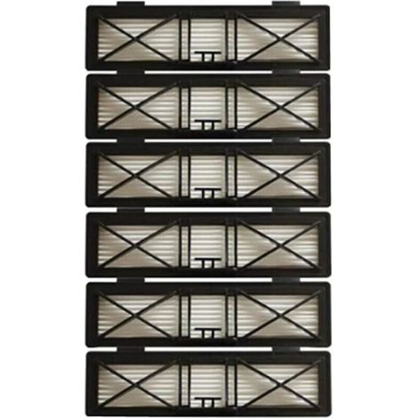 Lot de 6 filtres HEPA pour Neato Botvac D7 D3 D4 D5 D6 D70 D75 D80 D85 pour filtres Neato Botvac 75e 80 85 pièces, (1/4)