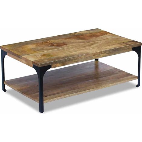 Maison Exclusive - Couchtisch Mangoholz 100x60x38 cm (1/5)