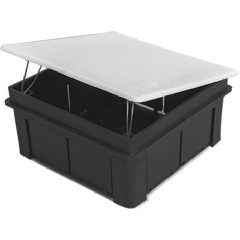 Caja de Empalme y Derivación Empotrable con Garra Metálica 105x105x51 mm Blanco (1/4)