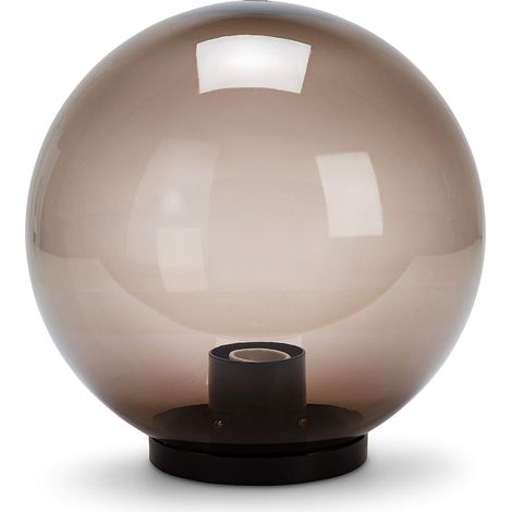 Globe de jardin, lampadaire d'extérieur 250 mm, douille E27, compatible LED, étanche IP44, sphère pour jardin, parcs, copropriétés, terrasses. Ambré (1/5)