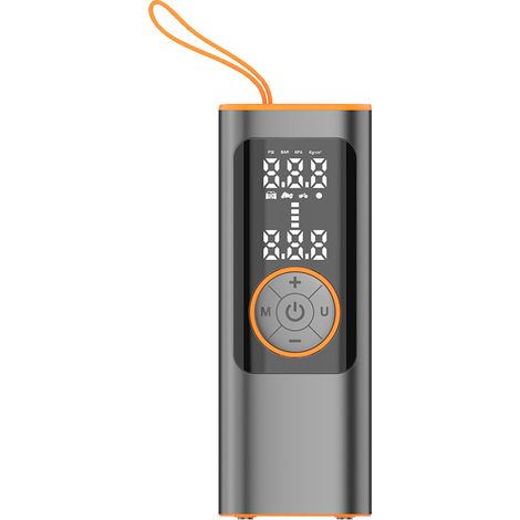 Draadloze Bandopblazer met Manometer, 150 PSI Snelle Opblazing for Auto/Moto/Fiets, Mini Pomp met LED-verlichting en Automatisch Uitschakelen, Noodhulpmiddel