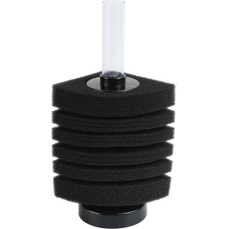 Filtre d'angle éponge pour aquarium, double filtration, nettoyage facile, filtre bio-éponge d'angle pour poissons d'ornement et alevins de crevettes (1/5)