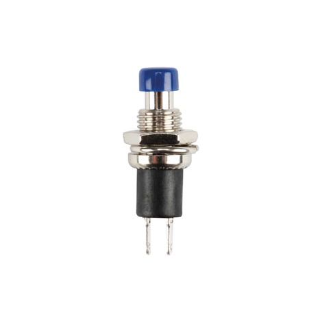 BOUTON-POUSSOIR OFF-(ON) BLEU VELLEMAN R1829A/BL (1/2)