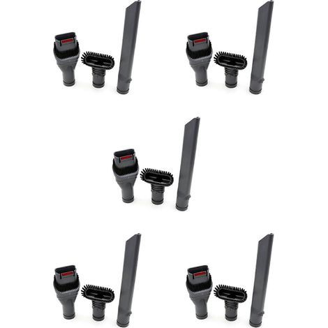 Kit de 15 accessoires Dyson DC35, DC45, DC58, DC59, DC62, V6, DC08, DC48 : suceur plat, brosses et embouts de nettoyage. (1/5)
