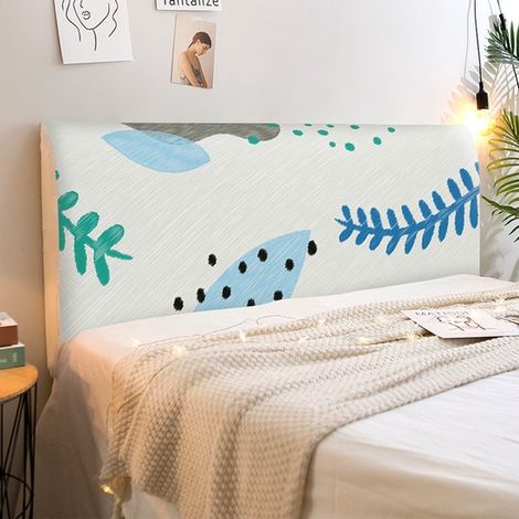 Copritestiera XL per testiere di altezza compresa tra 50 e 65 cm, lunghezza 190 cm e spessore inferiore a 30 cm. Copritestiera antipolvere. (1/5)