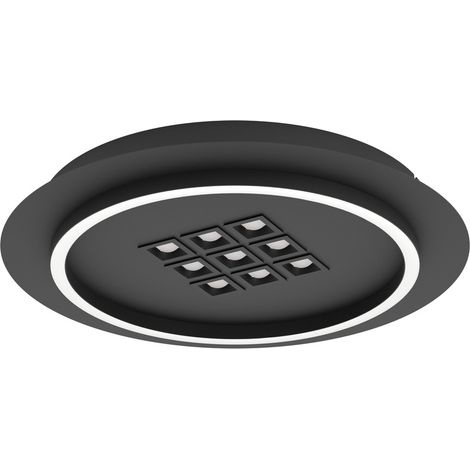 Lumière LED moderne de plafond Balazote Ø 38cm - noir - 901191
