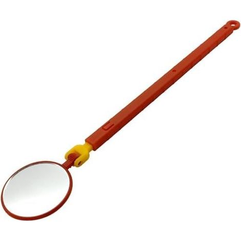 Miroir d'inspection isolé 1000 V télescopique pour véhicules hybrides et électriques miroir rond portable rotatif à 180 degrés 40 mm (1/5)