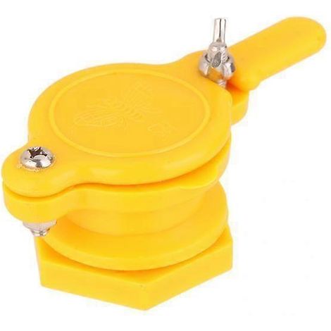 Outils apicoles en nylon jaune, robinet à miel, accessoires pour secoueur à miel, vanne à miel