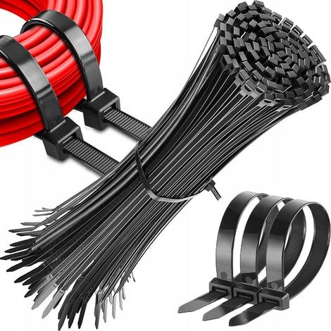Bridas para cables UV negras 2,5 x 100 mm 100 unidades (1/3)