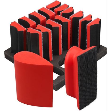 Bloc de Ponçage à La Main Blocs de Poncage à La Main Éponges de Ponçage Pour Ponçage Voiture Meubles Rouille Métal Polissage D'ustensiles Cuisinep (1/5)