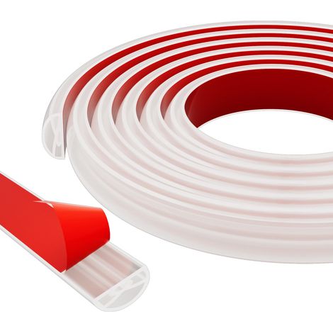 Pliable Barrage D'eau de Seuil de Douche Silicone,Barrière de Douche Anti Débordement et Système de Rétention,Joint de Sol pour Douche à l'italienne (1/5)