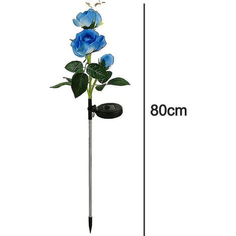 Lampes solaires d'extérieur pour rosiers, étanches, à énergie solaire, accessoire de jardin, décoration de jardin (1/4)