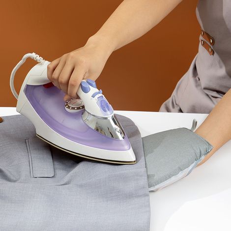 Mini-Bügelbrett für Kleidung, rutschfester Bügelbezug, hitzebeständiger Handschuh (Beutel) mit Schlaufe, Einheitsgröße (1/4)
