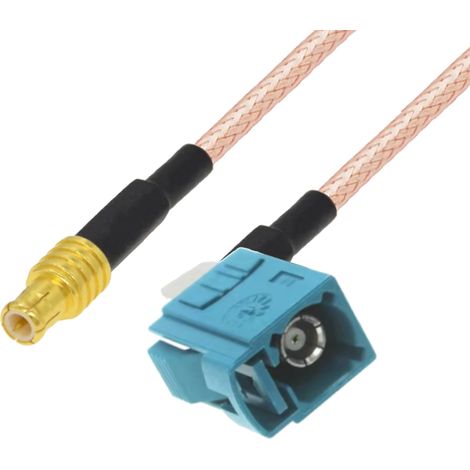 Cable pigtail MCX con enchufe / toma Fakra RA RG316 de 3 m