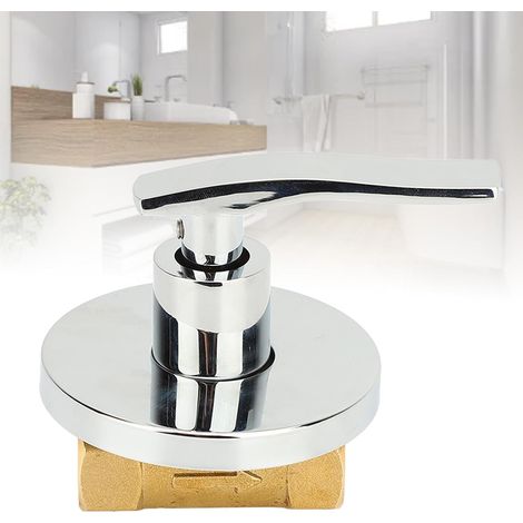 1/2 vanne d'angle, fuite de cuivre Proof d'installation dissimulée Vanne d'arrêt d'eau pour les robinets de salle de bain de cuisine, pommes de douche, tuyaux (1/5)