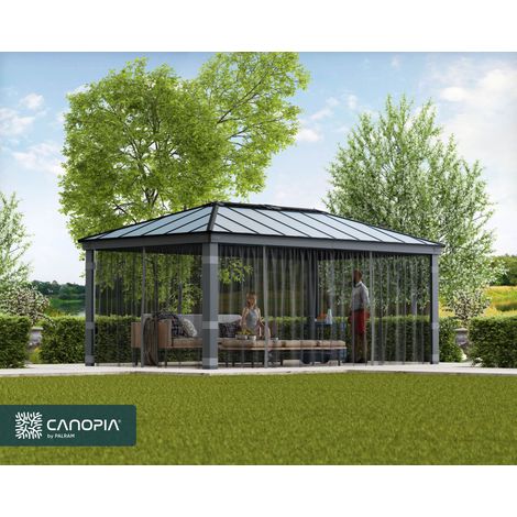 Canopia set de mosquitero para Dallas m 3.6x6 Cenador Negro