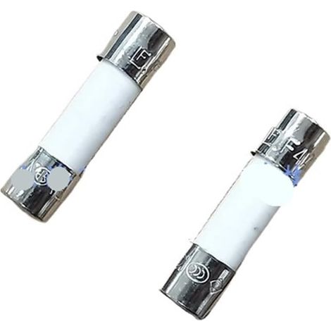 Fusible Céramique 5x20mm - Lot de 2 - Haute Rupture 250V - Protection Circuit Électrique - Usage Industriel et Domestique - Type F8AH ou T8AH