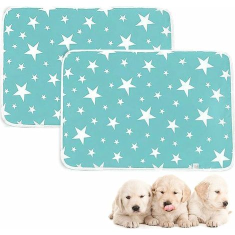 Dog Training Pads, Set of 2 Training Pads for Potty Training - Fast Urine Absorption - Reusable - Pet Exercise Accessory 50x70 (1/5)