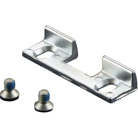 KFV Austauschstück Typ 115 für Schließbleche 46x14,4x9 mm Zinkdruckguss silber  Aufschraubstück für Standard-Türöffner