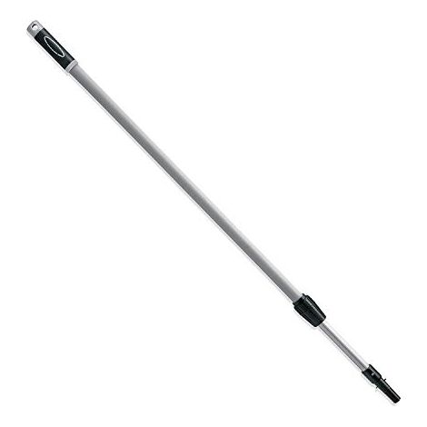 Perche pour peintre télescopique 125-220cm en fibre de verre et aluminium – Pour travaux en hauteur – Compatible avec rouleaux standard – Triuso