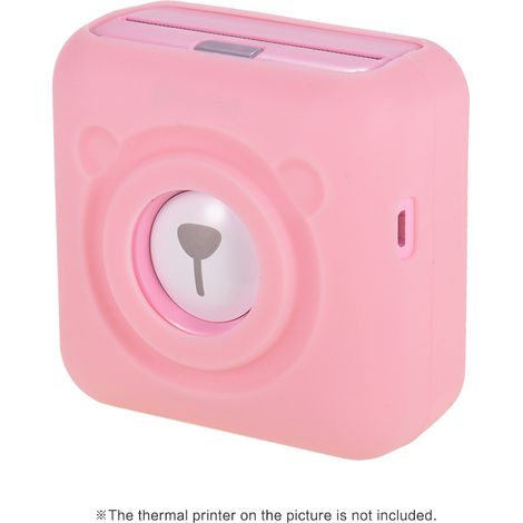 Housse silicone protectrice pour imprimante thermique A6 avec lanière anti-poussière résistante aux chocs et rayures (1/4)
