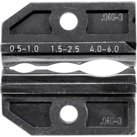 Rennsteig Werkzeuge 624 060-3 3 0 Matrice à sertir pour cosses non-isolées, pour connecteur non-isolé 0.5 à 6 mm² adapt (1/2)