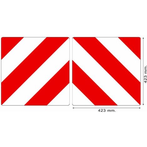Kit 2 pannelli 423x423mm con omologazione per tutti i paesi europei
