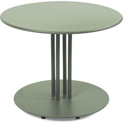 Table basse de jardin vert sauge 50 cm (1/4)