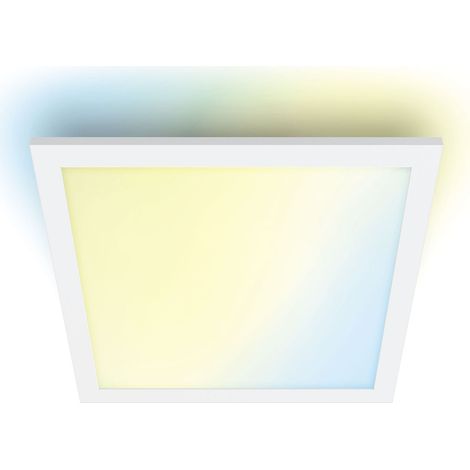 WiZ Panel Plafonnier Carré 12W (Blanc) Lumière blanche chaude à froide (1/5)