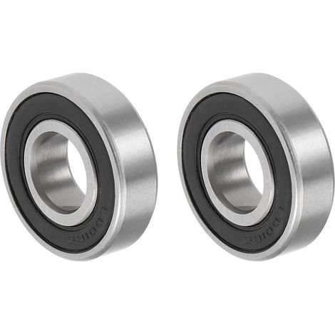 Ball Bearings 6001-2RS 12 x 28 x 8 mm Double Sealed 2 Pieces (1/5)
