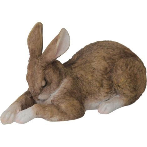 Dekofigur Hase liegend  7,5 x 5,5 x 14 cm Skulptur
