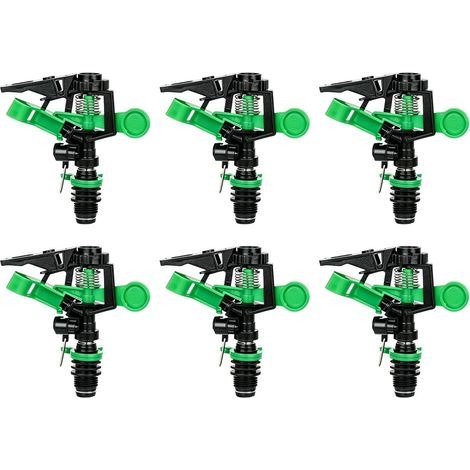 Tête D'Arroseur Rotative Rotation 360° Économe en Eau Têtes gicleur enterrées pour Les Plates-Bandes, Jardin extérieur, Agriculture, arrosage Domestique et Jardinage (1/5)