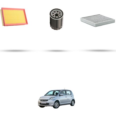 Kit tagliando 3 filtri compatibile con Subaru Justy IV 1.3 67kw dal 2008 (1/5)