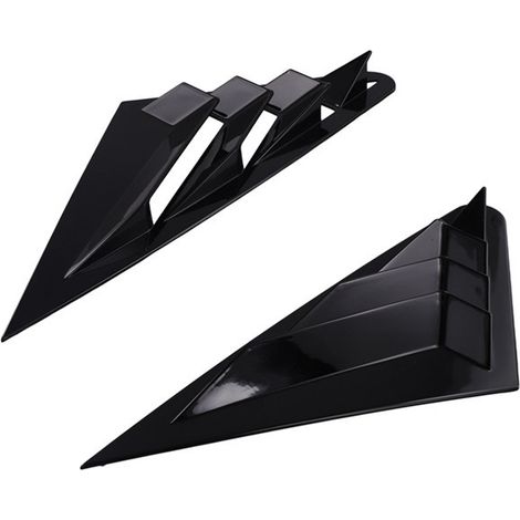 1 paire. Couleur : Noir. Matériau : ABS. Convient pour l'arrière des Audi A3 8V Berline (2014-2020). -DECOWOOD (1/5)