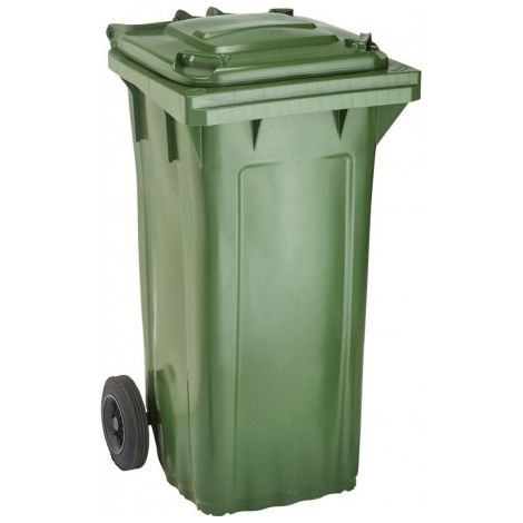 Bac Poubelle WAVE 120-l Plastique vert