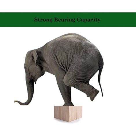 Möbelfüße – 4 Stück – Möbelfüße aus Holz – Bürobettfüße – Bettfüße – Schreibtischfüße – 6 x 6 cm – Holz – Erhöhung um 5 cm – Möbelbeine (1/5)