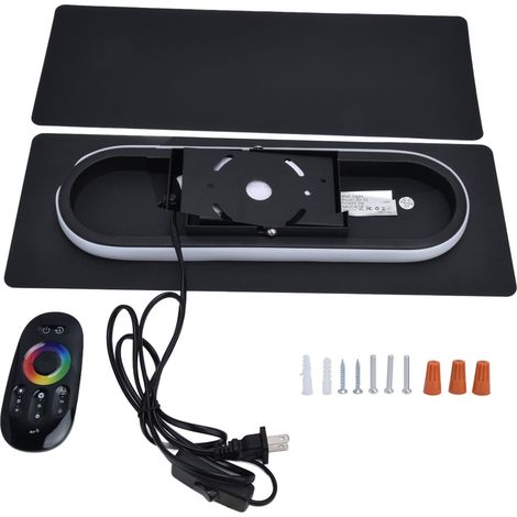 Applique murale colorée avec télécommande pour salon et chambre, prise américaine 100-240 V (1/5)