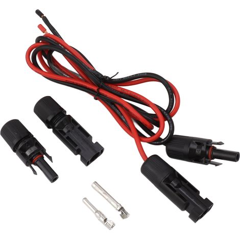 Câble de Charge Solaire Extension Fil Adaptateur Connecteur pour Panneau Solaire Camping-car Centrale Électrique Portable Générateur Solaire (1/5)