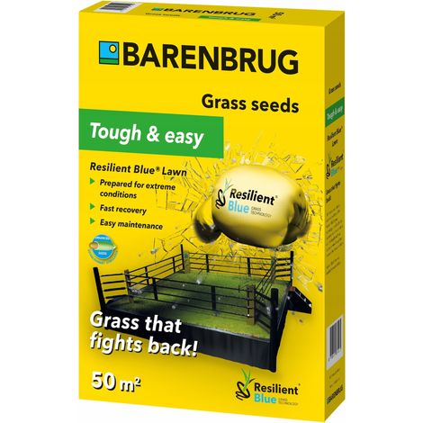BARENBRUG Resilient Blue Lawn Yellow Jacket 1 kg Rasensaat Nachsaat Universal (1/5)