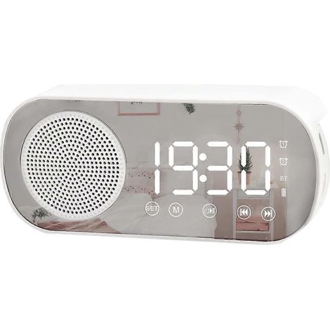 LED-Digitalwecker mit FM-Radio und Bluetooth-Lautsprecher (1/5)